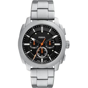 Fossil, Montre, Machine, Argent, (Chronographe, 44 mm) - Publicité Fossil, Montre, Machine, Argent, (Chronographe, 44 mm) - Publicité