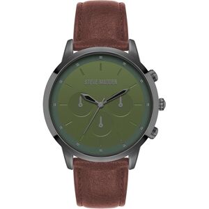 Steve Madden, Montre, Orologio con Cinturino, Gris, Argent, (Horloge analogique, 42 mm) - Publicité Steve Madden, Montre, Orologio con Cinturino, Gris, Argent, (Horloge analogique, 42 mm) - Publicité