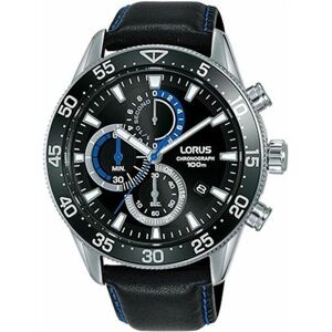 Lorus, Montre, WATCHES Mod. RM343FX9, Argent, Noir, (Horloge analogique, 40 mm) - Publicité Lorus, Montre, WATCHES Mod. RM343FX9, Argent, Noir, (Horloge analogique, 40 mm) - Publicité