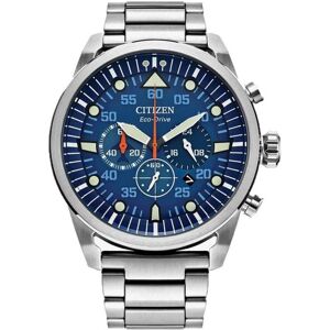 Citizen Montre, Cronografo Eco-Drive Acciaio Inossidabile Orologio Classico, Argent, (Chronographe) - Publicité Citizen Montre, Cronografo Eco-Drive Acciaio Inossidabile Orologio Classico, Argent, (Chronographe) - Publicité