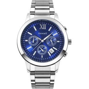 Giewont, Montre, Męski GW6480-2 Chronographe, Argent, Bleu, (Chronographe, 44 mm) - Publicité Giewont, Montre, Męski GW6480-2 Chronographe, Argent, Bleu, (Chronographe, 44 mm) - Publicité