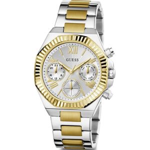 Guess, Montre, P SLV CS W/ P GLD TOP PART / SUN SLV MF DL / BR/P SLV & GLD BRCT Montre, Argent, (Montre analogique, 38 mm) - Publicité Guess, Montre, P SLV CS W/ P GLD TOP PART / SUN SLV MF DL / BR/P SLV & GLD BRCT Montre, Argent, (Montre analogique, 38 mm) - Publicité