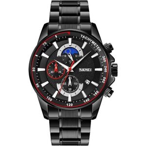 Skmei, Montre, 9250BKBK Herrenuhr + BOX, Argent, Noir, (Montre analogique, 47 mm) - Publicité Skmei, Montre, 9250BKBK Herrenuhr + BOX, Argent, Noir, (Montre analogique, 47 mm) - Publicité