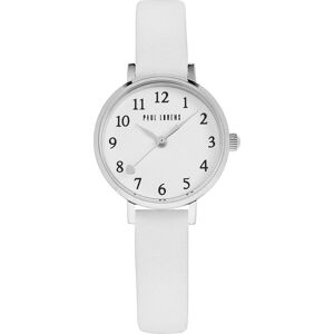Paul Lorens, Montre, Kinderuhr PL14641A-3C1 + BOX, Blanc, Argent, (Horloge analogique, 26 mm) - Publicité Paul Lorens, Montre, Kinderuhr PL14641A-3C1 + BOX, Blanc, Argent, (Horloge analogique, 26 mm) - Publicité