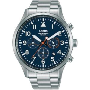 Lorus, Montre, L'homme sportif, Argent, (Horloge analogique, Lunette tournante, Montre de sport, 42 mm) - Publicité Lorus, Montre, L'homme sportif, Argent, (Horloge analogique, Lunette tournante, Montre de sport, 42 mm) - Publicité