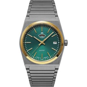 UMR Ruhla, Montre, Ruhl 1929 Space Control 4643M-4 Montre solaire, Noir, Argent, (Horloge analogique, 42 mm) - Publicité UMR Ruhla, Montre, Ruhl 1929 Space Control 4643M-4 Montre solaire, Noir, Argent, (Horloge analogique, 42 mm) - Publicité