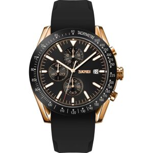 Skmei, Montre, 9253PRGBK Herrenuhr + BOX, Noir, Cuivre, (Chronographe, Montre analogique, 45 mm) - Publicité Skmei, Montre, 9253PRGBK Herrenuhr + BOX, Noir, Cuivre, (Chronographe, Montre analogique, 45 mm) - Publicité
