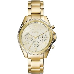 Fossil, Montre, Chronographe Modern Courier BQ3378, Or, (Chronographe, Horloge analogique, 34 mm) - Publicité Fossil, Montre, Chronographe Modern Courier BQ3378, Or, (Chronographe, Horloge analogique, 34 mm) - Publicité