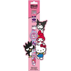Kids Licensing, Montre, Hello Kitty and Friends digital watch, Bleu, Pink, (Horloge analogique) - Publicité Kids Licensing, Montre, Hello Kitty and Friends digital watch, Bleu, Pink, (Horloge analogique) - Publicité
