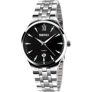 Skmei, Montre, 9071BK-B Herrenuhr + BOX, Vert, Argent, Noir, (38 mm) - Publicité Skmei, Montre, 9071BK-B Herrenuhr + BOX, Vert, Argent, Noir, (38 mm) - Publicité