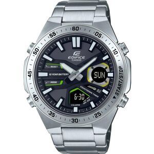 Casio Montre, Edifice - EFV-C110D-1A3VEF, Argent, (Horloge analogique, Horloge numérique, Horloge radio-pilotée, Lunette tournante, Montre de plongée, Montre de sport, Podomètre, 47 mm) - Publicité Casio Montre, Edifice - EFV-C110D-1A3VEF, Argent, (Horloge analogique, Horloge numérique, Horloge radio-pilotée, Lunette tournante, Montre de plongée, Montre de sport, Podomètre, 47 mm) - Publicité
