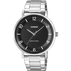 Casio Montre, Herrenuhr MTP-VT03D-1BDF + Box, Noir, Argent, (Horloge analogique, 39 mm) - Publicité Casio Montre, Herrenuhr MTP-VT03D-1BDF + Box, Noir, Argent, (Horloge analogique, 39 mm) - Publicité