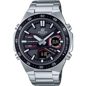 Casio Montre, Edifice, Argent, (Chronographe, 47 mm) - Publicité Casio Montre, Edifice, Argent, (Chronographe, 47 mm) - Publicité