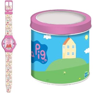 Peppa Pig, Montre, Uhr für Kleinkinder - TIN BOX Ø 33 mm, Orange, Bleu, Vert, Multicolore, Jaune, Rose, (33 mm) - Publicité Peppa Pig, Montre, Uhr für Kleinkinder - TIN BOX Ø 33 mm, Orange, Bleu, Vert, Multicolore, Jaune, Rose, (33 mm) - Publicité