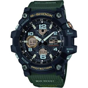 G-Shock, Montre, Gwg-100, Noir, Vert, (Chronographe, Horloge analogique, Horloge numérique, Montre connectée, 55 mm) - Publicité G-Shock, Montre, Gwg-100, Noir, Vert, (Chronographe, Horloge analogique, Horloge numérique, Montre connectée, 55 mm) - Publicité