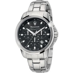Maserati, Montre, Successo, Argent, (Chronographe, Horloge analogique, 44 mm) - Publicité Maserati, Montre, Successo, Argent, (Chronographe, Horloge analogique, 44 mm) - Publicité