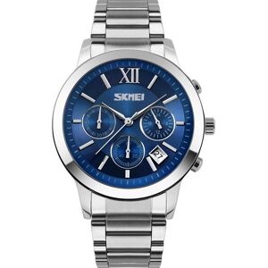 Skmei, Montre, 9097BU Herrenuhr + BOX, Argent, Noir, (Montre analogique) - Publicité Skmei, Montre, 9097BU Herrenuhr + BOX, Argent, Noir, (Montre analogique) - Publicité