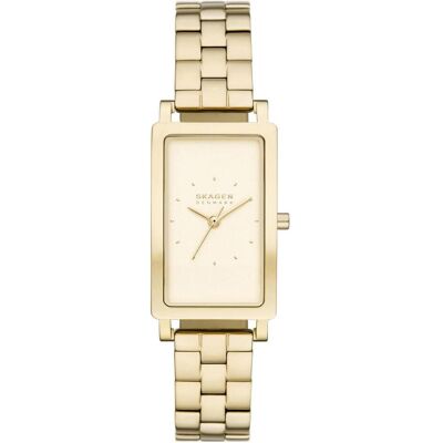 Skagen, Montre, Hagen, Or, (Horloge analogique, 22 mm) - Publicité Skagen, Montre, Hagen, Or, (Horloge analogique, 22 mm) - Publicité