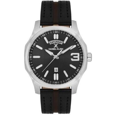 Daniel Klein, Montre, DK.1.14141-1, Argent, (Horloge analogique, 40 mm) - Publicité Daniel Klein, Montre, DK.1.14141-1, Argent, (Horloge analogique, 40 mm) - Publicité
