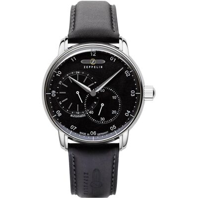 Zeppelin, Montre, 86622, Noir, (Affichage de la réserve de puissance, Horloge analogique, 43 mm) - Publicité Zeppelin, Montre, 86622, Noir, (Affichage de la réserve de puissance, Horloge analogique, 43 mm) - Publicité