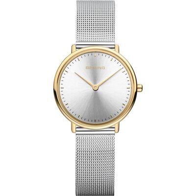 Bering, Montre, Ultra Slim, Argent, Or, (Horloge analogique, 29 mm) - Publicité Bering, Montre, Ultra Slim, Argent, Or, (Horloge analogique, 29 mm) - Publicité
