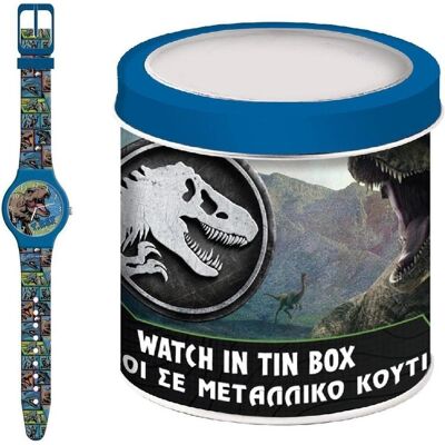 Jurassic Park, Montre, Uhr Für Kleinkinder 000570996 - Tin Box (Ø 33 Mm), Multicolore, (33 mm) - Publicité Jurassic Park, Montre, Uhr Für Kleinkinder 000570996 - Tin Box (Ø 33 Mm), Multicolore, (33 mm) - Publicité