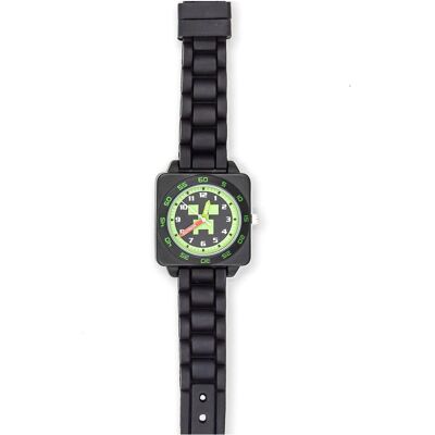 Accutime, Montre, Minecraft, Noir, (Horloge analogique) - Publicité Accutime, Montre, Minecraft, Noir, (Horloge analogique) - Publicité