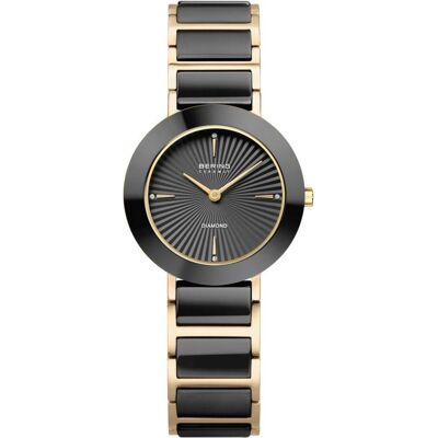 Bering, Montre, 11429-732 Damenuhr Diamant Keramik 29mm 5ATM, Or, Noir, (Horloge analogique, 29 mm) - Publicité Bering, Montre, 11429-732 Damenuhr Diamant Keramik 29mm 5ATM, Or, Noir, (Horloge analogique, 29 mm) - Publicité