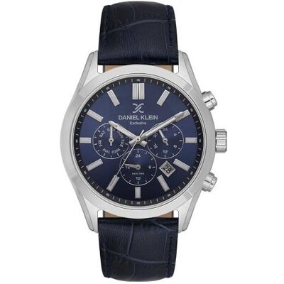 Daniel Klein, Montre, DK.1.14212-3, Argent, (42 mm) - Publicité Daniel Klein, Montre, DK.1.14212-3, Argent, (42 mm) - Publicité