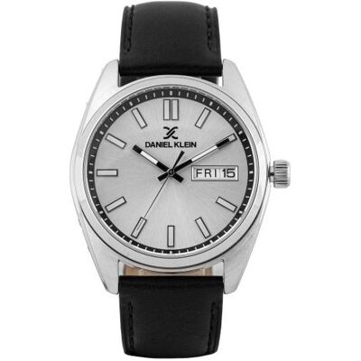 Daniel Klein, Montre, DK.1.14196-1, Argent, (Horloge analogique, 40 mm) - Publicité Daniel Klein, Montre, DK.1.14196-1, Argent, (Horloge analogique, 40 mm) - Publicité