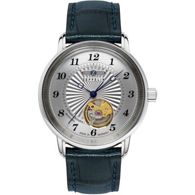 Zeppelin, Montre, 85671, Argent, Bleu, Turquoise, (Horloge analogique, 36 mm) - Publicité Zeppelin, Montre, 85671, Argent, Bleu, Turquoise, (Horloge analogique, 36 mm) - Publicité