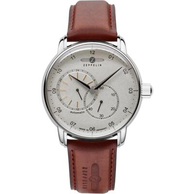 Zeppelin, Montre, Ligne du capitaine, Argent, (Horloge analogique, 43 mm) - Publicité Zeppelin, Montre, Ligne du capitaine, Argent, (Horloge analogique, 43 mm) - Publicité