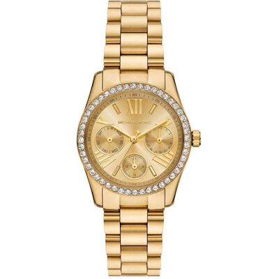 Michael Kors, Montre, MK4982 Élégance et style, Or, (Horloge analogique, 32 mm) - Publicité Michael Kors, Montre, MK4982 Élégance et style, Or, (Horloge analogique, 32 mm) - Publicité