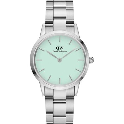 Daniel Wellington, Montre, Lien Iconic Mint Silver (32 mm), Argent, (Horloge analogique, 32 mm) - Publicité Daniel Wellington, Montre, Lien Iconic Mint Silver (32 mm), Argent, (Horloge analogique, 32 mm) - Publicité