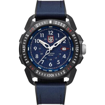 Luminox, Montre, Ice-Sar Arctic 1000 Series, Bleu, (Horloge analogique, Swiss Made, 46 mm) - Publicité Luminox, Montre, Ice-Sar Arctic 1000 Series, Bleu, (Horloge analogique, Swiss Made, 46 mm) - Publicité