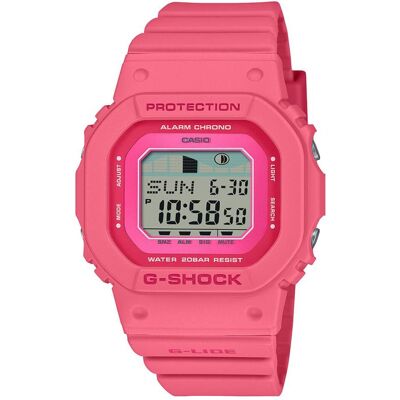 Casio Montre, GLX-S5610-4ER, Rose, Rouge, (Chronographe, 45.70 mm) - Publicité Casio Montre, GLX-S5610-4ER, Rose, Rouge, (Chronographe, 45.70 mm) - Publicité