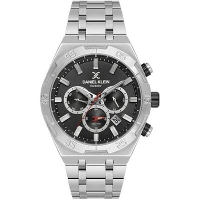 Daniel Klein, Montre, DK.1.14207-1, Argent, (Horloge analogique, 40 mm) - Publicité Daniel Klein, Montre, DK.1.14207-1, Argent, (Horloge analogique, 40 mm) - Publicité