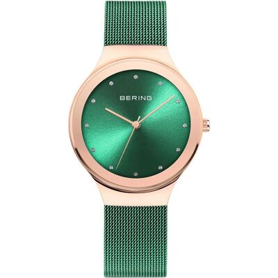 Bering, Montre, Classic, Rose, (Horloge analogique, 34 mm) - Publicité Bering, Montre, Classic, Rose, (Horloge analogique, 34 mm) - Publicité