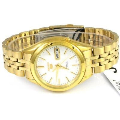 Seiko Montre, 5 SNKL26K1, Or, (Horloge analogique, 38 mm) - Publicité Seiko Montre, 5 SNKL26K1, Or, (Horloge analogique, 38 mm) - Publicité