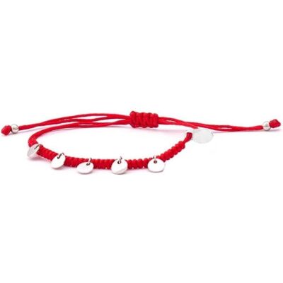 Beneto, Bracelet, Cord red kabbalah bracelet with AGB556 pendants (L) - Publicité Beneto, Bracelet, Cord red kabbalah bracelet with AGB556 pendants (L) - Publicité