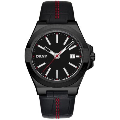 DKNY, Montre, Orologio Modernista, Noir, (Horloge analogique) - Publicité DKNY, Montre, Orologio Modernista, Noir, (Horloge analogique) - Publicité