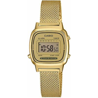 Casio Vintage, Montre, La670wemy-9ef, Or, (Horloge numérique, 24.60 mm) - Publicité Casio Vintage, Montre, La670wemy-9ef, Or, (Horloge numérique, 24.60 mm) - Publicité