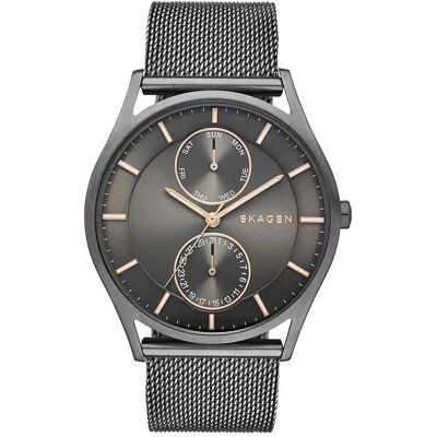 Skagen, Montre, Holst, Gris, (Horloge analogique, 40 mm) - Publicité Skagen, Montre, Holst, Gris, (Horloge analogique, 40 mm) - Publicité