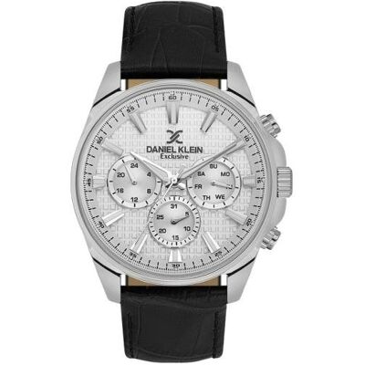 Daniel Klein, Montre, DK.1.14239-1, Argent, (Horloge analogique, 40 mm) - Publicité Daniel Klein, Montre, DK.1.14239-1, Argent, (Horloge analogique, 40 mm) - Publicité