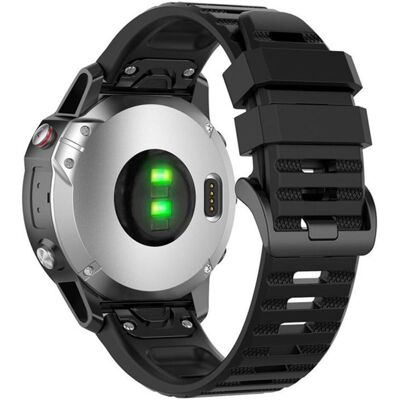 Bracelet silicone fixe pour Garmin 22mm - Montre sportive & accessoires - Publicité Bracelet silicone fixe pour Garmin 22mm - Montre sportive & accessoires - Publicité