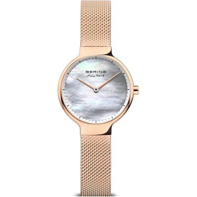 Bering, Montre, 15527-364 Max René montre femme 27mm 5ATM, Or, (Horloge analogique) - Publicité Bering, Montre, 15527-364 Max René montre femme 27mm 5ATM, Or, (Horloge analogique) - Publicité