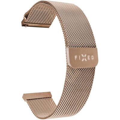 Bracelet en maille d'acier rose doré - Uhrenarmband - Publicité Bracelet en maille d'acier rose doré - Uhrenarmband - Publicité