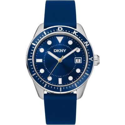 DKNY, Montre, Orologio Sportivo Crosby, Argent, (Horloge analogique, 42 mm) - Publicité DKNY, Montre, Orologio Sportivo Crosby, Argent, (Horloge analogique, 42 mm) - Publicité