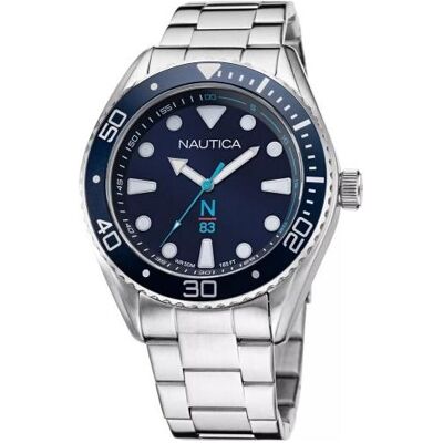Nautica, Montre, NAPFWF118, Argent, (Horloge analogique) - Publicité Nautica, Montre, NAPFWF118, Argent, (Horloge analogique) - Publicité