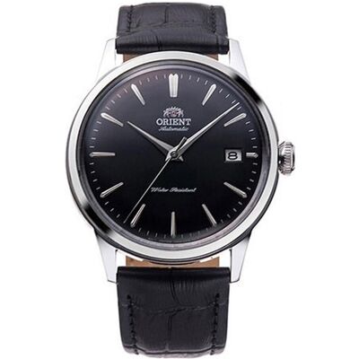 Orient, Montre, Classic, Noir, Argent, (Horloge analogique, 38 mm) - Publicité Orient, Montre, Classic, Noir, Argent, (Horloge analogique, 38 mm) - Publicité
